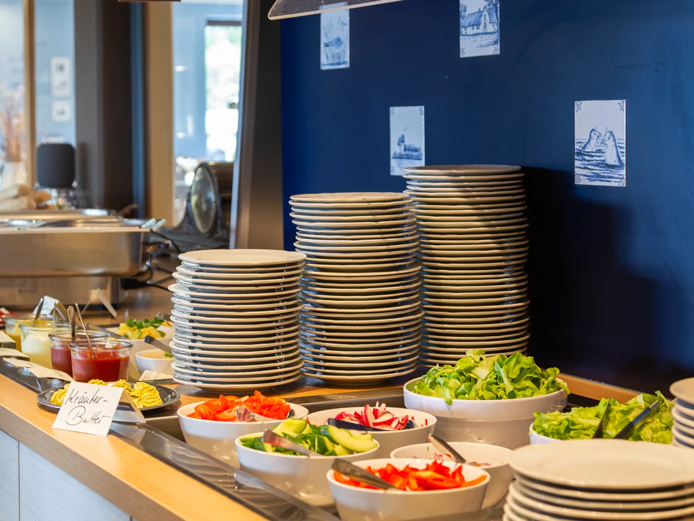Buffet aus der Bankettküche